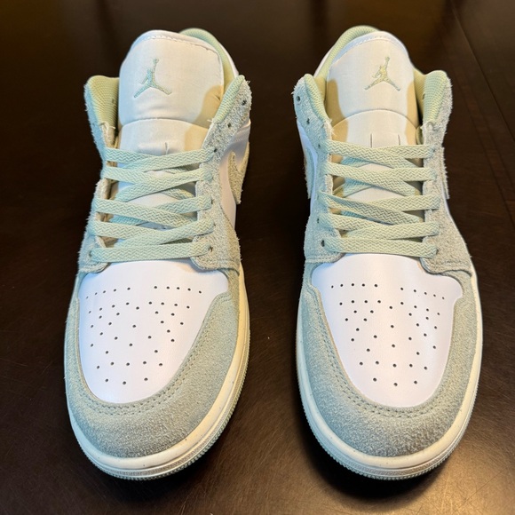 New Nike Air Jordan 1 Low Seafoam White Sneaker Shoes Size US 12 - Picture 4 of 13